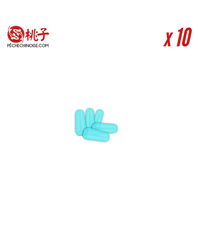 Perles Anti-Enroulement Bleues