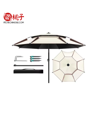 Parasol de Pêche Imperméable Beige
